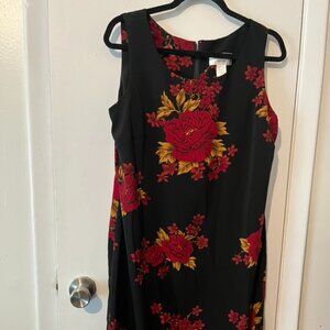 STUDIO I SLEEVELESS MIDI DRESS SZ 14P